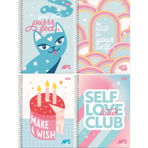 Caderno 1 Matéria APS Teen 80 Folhas Foroni