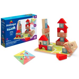 Brincando de Engenheiro - Jogo do Equilíbrio 42 Peças 1778.7 Xalingo