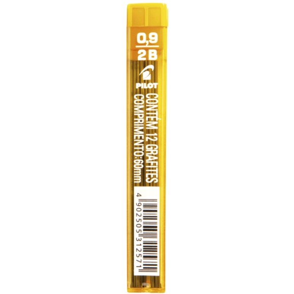 Grafite 0.9mm 2B c/12 Unidades Pilot
