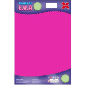 Placa de EVA Liso 40x60cm - Pink c/10