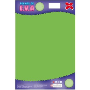 Placa de EVA Liso 40x60cm - Verde Grama c/10