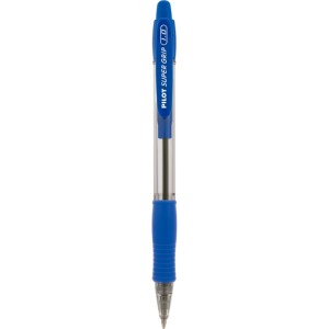 Caneta Esferográfica 1.0mm Super Grip Azul Pilot