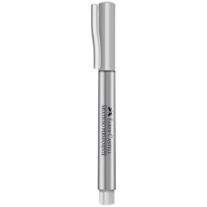 Marcador Permanente 1.0mm - Prata Faber Castell