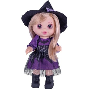 Boneca Baby's Collection - Luna A Bruxinha (Vestido Roxo) 594 Super Toys
