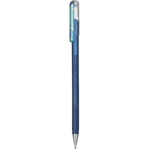 Caneta Gel 1.0mm Hybrid Dual Metallic Azul e Verde Pentel