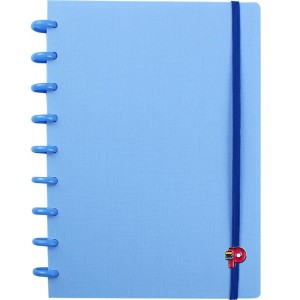 Caderno de Disco Médio Yummy Colors Azul Tutti-Frutti Pop Disc