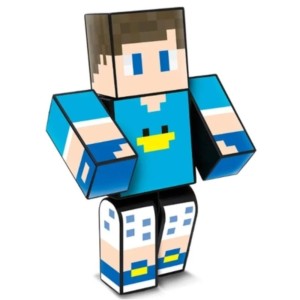 Boneco Beto Gamer - Família Arqueira 25cm Minecraft Youtubers Algazarra