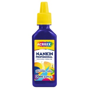 Tinta Nankin 20ml - Azul Turquesa 501 Acrilex
