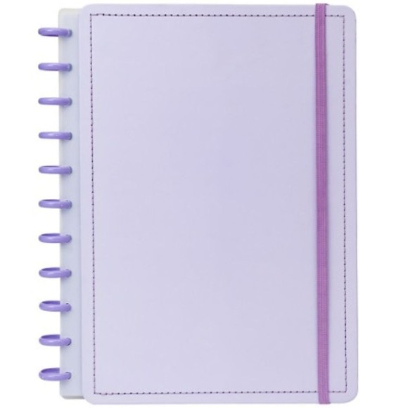 Caderno de Disco Grande All Lavanda Diskô