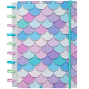 Caderno de Disco Médio Mermaid Diskô