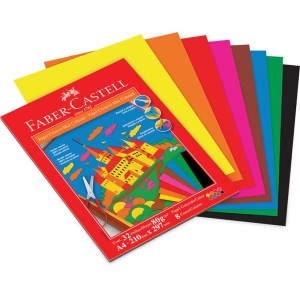 Bloco Criativo A4 Max Colorset 80g 32fls Faber Castell