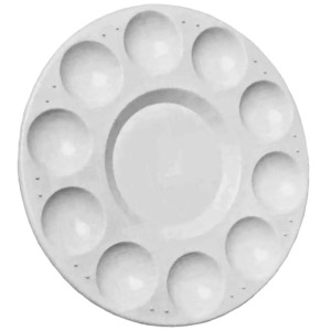 Paleta Godê para Pintura 11 Cavidades TSB-17 Kit