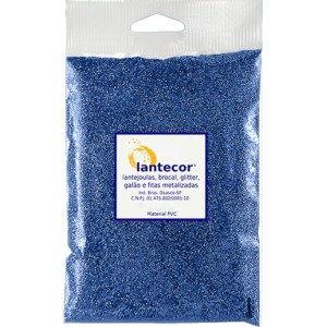 Glitter Metálico 500g - Azul Lantecor
