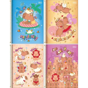 Caderno 10 Matérias Capyclub 160 Folhas Tilibra