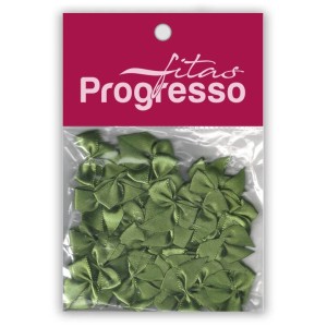 Laço de Cetim 10mm - Verde Militar c/50 Progresso
