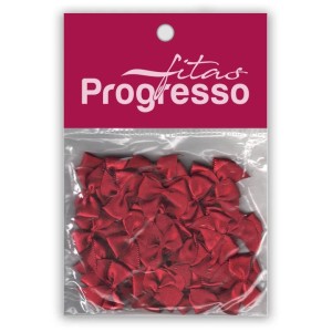 Laço de Cetim 10mm - Vinho c/50 Progresso