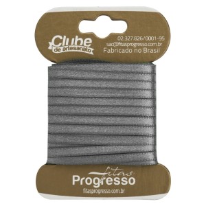 Fita de Cetim n.0 1222 - Cinza Progresso