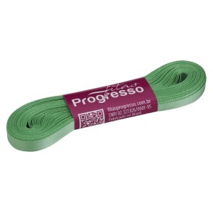 Fita de Cetim n.1 0232 - Verde Menta Progresso