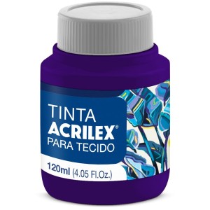 Tinta para Tecido 120ml - Violeta 516 Acrilex
