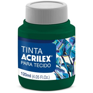 Tinta para Tecido 120ml - Verde Bandeira 511 Acrilex