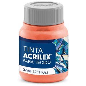 Tinta para Tecido 37ml - Salmão 518 Acrilex
