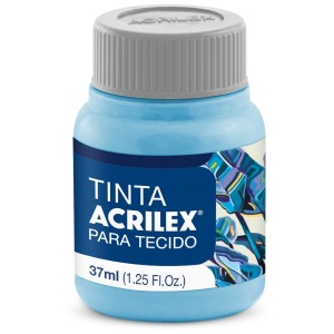 Tinta para Tecido 37ml - Azul Hortênsia 579 Acrilex