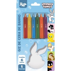 Giz de Cera 6 Cores de Banho Looney Tunes DAC