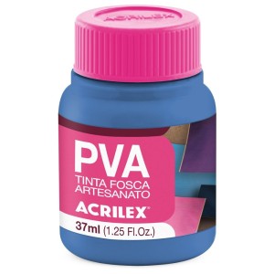 Tinta PVA Fosca 37ml - Azul Cerúleo 568 Acrilex