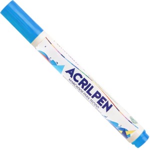 Caneta para Tecido Acrilpen - Azul Celeste Acrilex