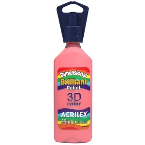 Tinta Dimensional Brilliant 3D 35ml - Rosa Chá 567 Acrilex
