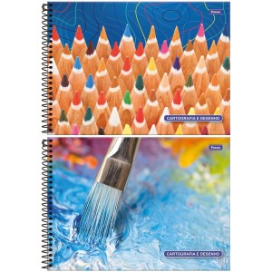 Caderno de Cartografia Básico 96 Folhas Foroni