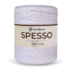 Barbante Spesso 24 Fios 200 - Branco 1kg EuroRoma