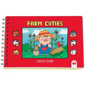 Livro de Colorir Cuties - Farm Cuties Vale das Letras