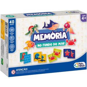 Jogo da Memória - No Fundo do Mar 7362 Pais e Filhos