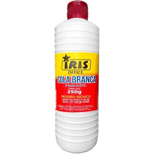 Cola Branca Líquida 250g Lavável Iris