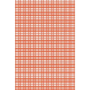 Placa de EVA Estampado 40x60cm - Xadrez Laranja