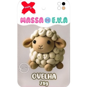 Massinha de EVA 4 Cores 28g - Ovelha Make+