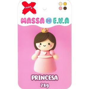 Massinha de EVA 4 Cores 28g - Princesa Make+