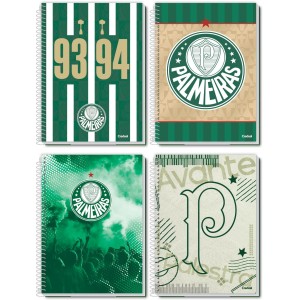 Caderno 16 Matérias Palmeiras 256fls Credeal