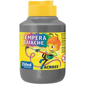 Tempera Guache 250ml - Cinza 933 Acrilex