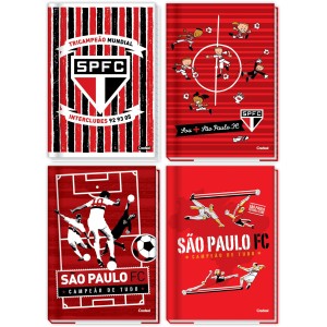 Caderno Brochura São Paulo 80 Folhas Credeal