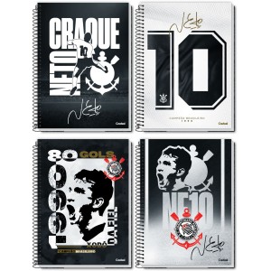 Caderno 10 Matérias Craque Neto - Corinthians 160 Folhas Credeal