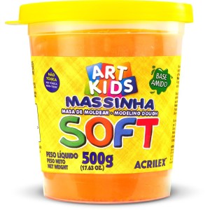 Massa de Modelar 500g - Laranja Acrilex