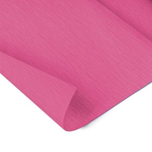 Papel Crepom Impermeável 48cm x 2m - Rosa Claro