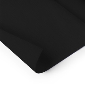 Papel Crepom Simples 48cm x 2m - Preto