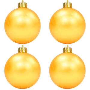 Bola de Natal 6cm Ouro c/4 SoNatal