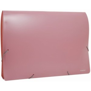 Pasta Sanfonada A4 com 12 Divisões Lolipop Rosa SME12LP-RS Plascony