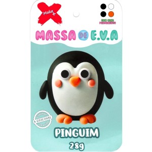 Massinha de EVA 4 Cores 28g - Pinguim Make+