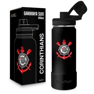 Garrafa Térmica Sun 850ml - Corinthians Brasfoot