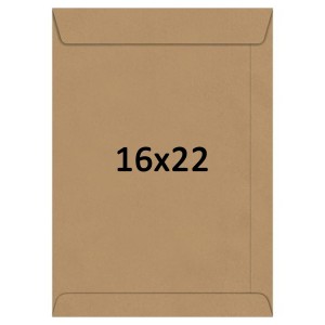 Envelope 16cm x 22cm - Kraft Natural c/250 Scrity